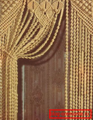The original curtain in the interior of the room The original curtain in the interior of the room