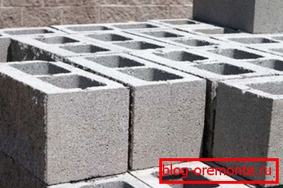 Foam concrete blocks