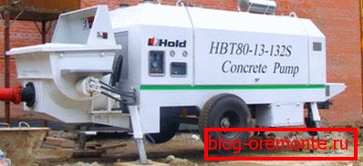 Mobile Concrete Feed Pump