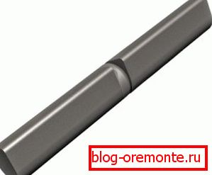 Welded drop-shaped loop on the bearing