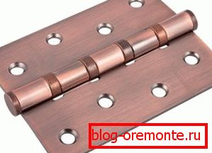 Universal mortise hinge on bearings