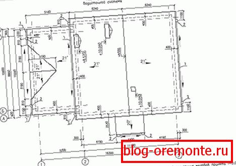 Drainage system plan