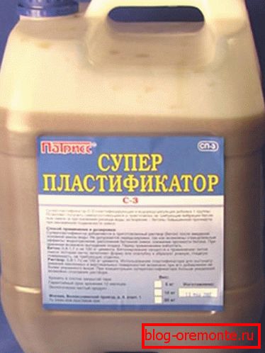 Plasticizer for concrete Plasticizer for concrete