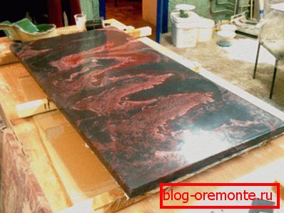 Artificial marble slab Artificial marble slab