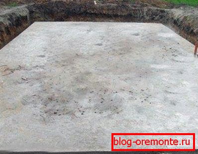 Reinforced concrete slab - the best basis for aerated concrete