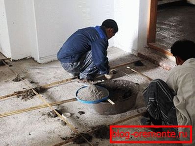 Foundation preparation под мозаичный пол
