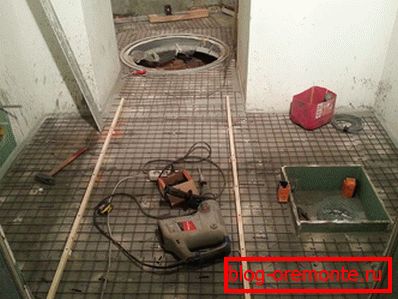 Suitable base - cement screed