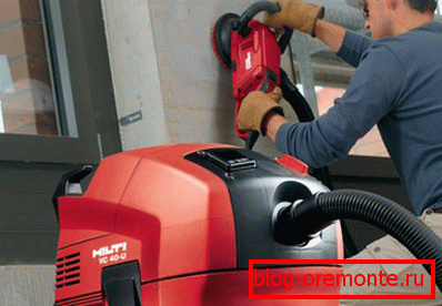 Connecting a special vacuum cleaner will significantly reduce the level of pollution Connecting a special vacuum cleaner will significantly reduce the level of pollution