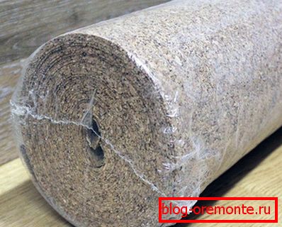 Technical cork backing
