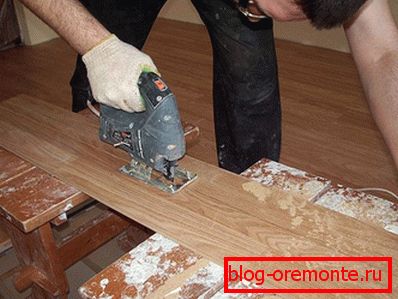 Laminate cutting