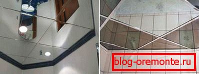 False mirror ceiling False mirror ceiling