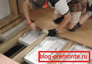 Floors, insulated with foam. Floors, insulated with foam.