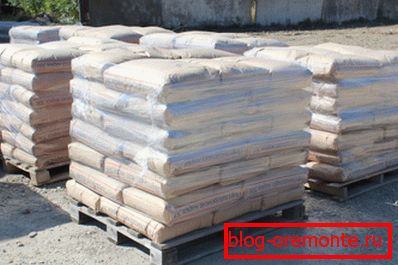Portland cement in bags Portland cement in bags