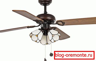 Five-blade ceiling fan