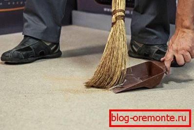 The surface must be clean.