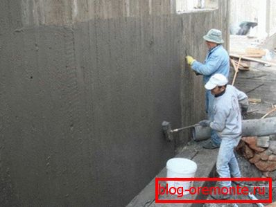 Improving the moisture resistance of the underground part of the structure after solidification of concrete Improving the moisture resistance of the underground part of the structure after solidification of concrete