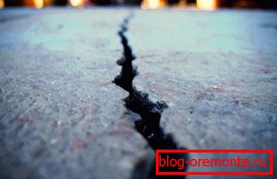 The appearance of cracks is a frequent occurrence when working with concrete. The appearance of cracks is a frequent occurrence when working with concrete.