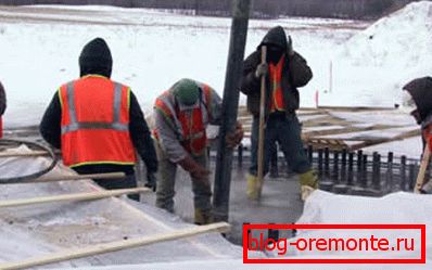 The use of frost concrete The use of frost concrete