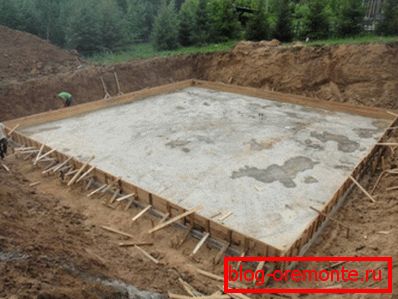 Sample slab foundation Sample slab foundation