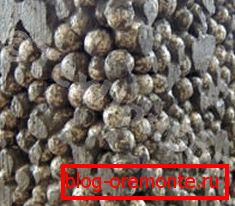 An example of the structure of large pore lightweight concrete
