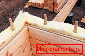 The principle of mounting bars nog
