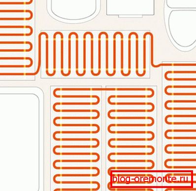Electric floor heating project