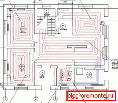 Floor heating system design