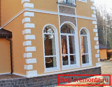 Window openings and cornices