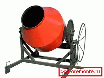 Industrial model of concrete mixer, principle of operation - manual Industrial model of concrete mixer, principle of operation - manual