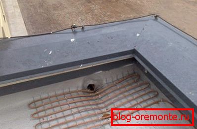Installation of drainage system