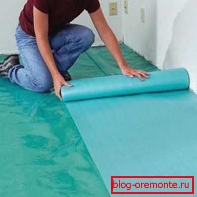 Lay out a roll of polymer substrate Lay out a roll of polymer substrate