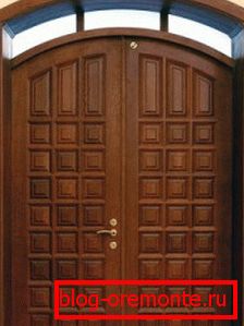 Arched double swing door with transom interior swing doors