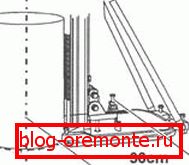 Marking for anchor hole Marking for anchor hole