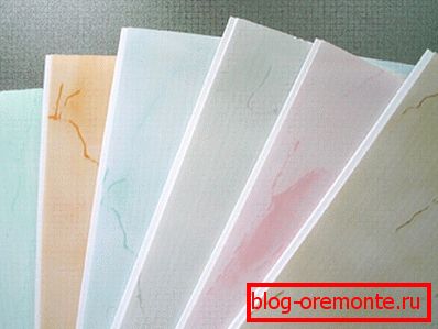 A variety of PVC panels A variety of PVC panels