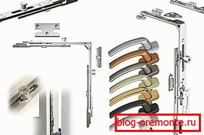 Components for PVC door Components for PVC door