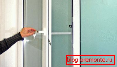 The first failure indicator is a deformed seal. adjustment of plastic balcony doors