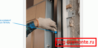 Repair loops steel door repair