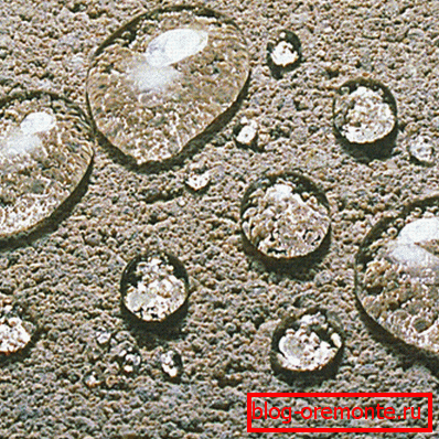 The result of the use of impregnating compositions The result of the use of impregnating compositions