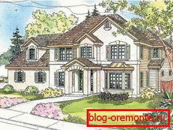 Homemade sketch of the future home. Homemade sketch of the future home.
