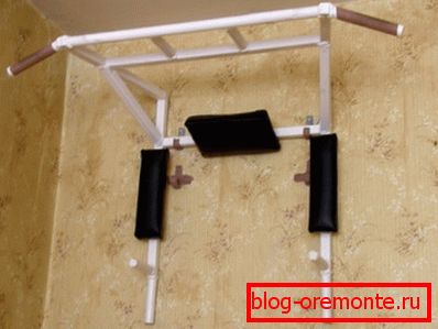 Homemade horizontal bar Homemade horizontal bar