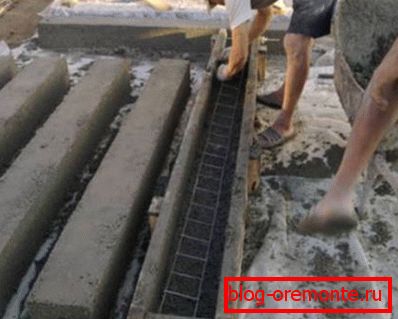 Independent production of fiber concrete blocks Independent production of fiber concrete blocks