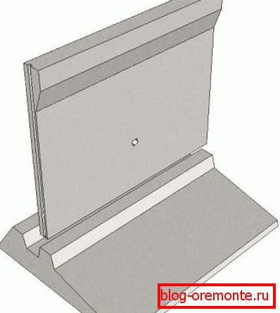 Concrete retaining wall. Concrete retaining wall.