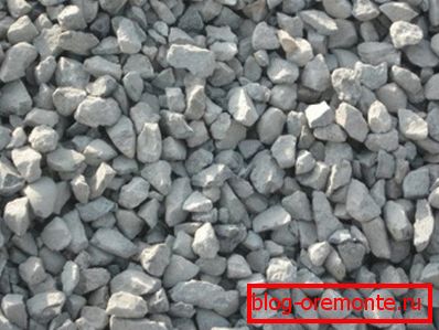 Crushed stone for mixing with bitumen Crushed stone for mixing with bitumen