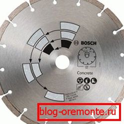 Segments cut concrete well, but do not do well with reinforcement. Segments cut concrete well, but do not do well with reinforcement.