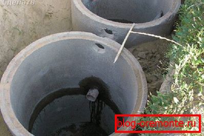 Concrete ring septic tank