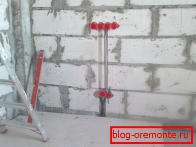 Chess order gas blocks to increase the strength characteristics of the wall Chess order gas blocks to increase the strength characteristics of the wall