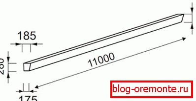 Scheme - reinforced concrete rack CB110 - 5