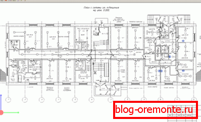 The scheme of the organization of lighting systems in the house The scheme of the organization of lighting systems in the house