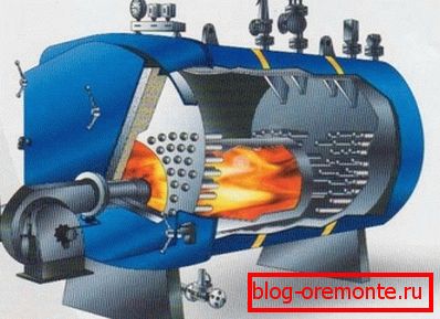 Steam generator circuit for heating concrete. Steam generator circuit for heating concrete.