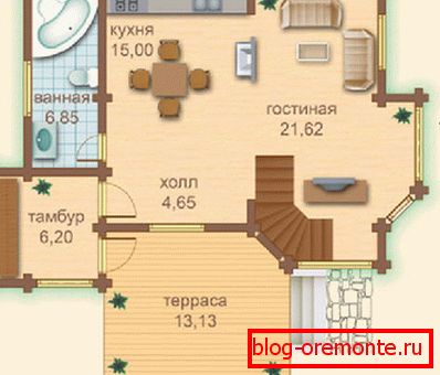 Ground floor layout